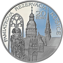 Náhled Reverzní strany - 2013 - Proof 20 € - Košice - Európske hlavné mesto kultúry
