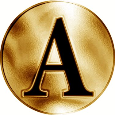 Náhled Reverzní strany - Slovenská jména - Anabela - zlatá medaile