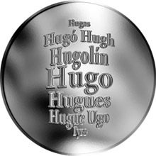 Náhled Reverzní strany - Česká jména - Hugo - stříbrná medaile