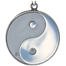 Náhled Averzní strany - Stříbrný medailonek JinJang