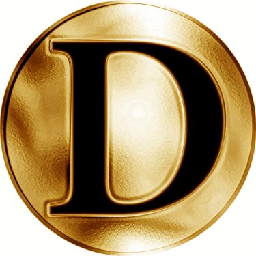Náhled Reverzní strany - Slovenská jména - Danica - velká zlatá medaile 1 Oz