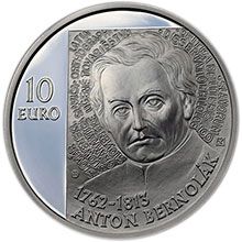 Náhled - 2012 - 10 € - Anton Bernolák - 250. výročie narodenia Ag b.k.
