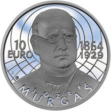 Náhled - 2014 - 10 € - Jozef Murgaš - 150. výročie narodenia b.k.