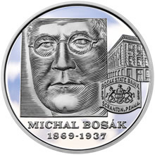 Náhled - 2019 - 10 € - Michal Bosák – 150. výročie narodenia Ag b.k.