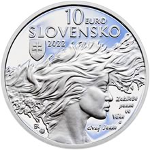 2022 - 10 € Janko Kráľ - 200. výročie narodenia Ag Proof