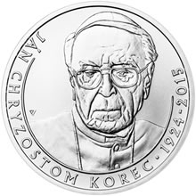 Náhled - 2024 10 € Ján Chryzostom Korec - 100. výročie narodenia Ag b.k.