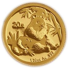 Náhled - Panda  1/20 Oz Gold Unc. - Investiční zlatá mince