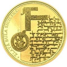Zlatá bula sicilská - 805. výročie vydání zlato b.k.