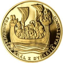 Ludvík IX. Francouzský - 800. výročie narodenia zlato b.k.