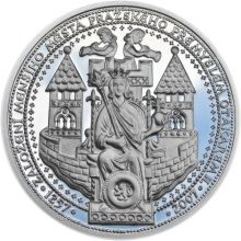 750 let od založení Menšího Města pražského Přemyslem Otakarem II. - stříbro Proof