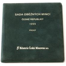 Náhled - Sada oběhových mincí r. 1999 Proof