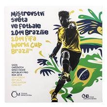 Náhled - Sada oběžných mincí MS ve fotbale Brazílie 2014