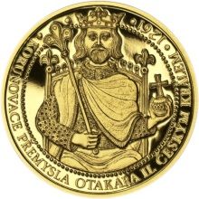 Korunovace Premysla Otakara II. českým králem - zlato Proof