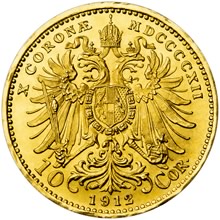 Náhled - 10 Korun - Investiční zlatá mince