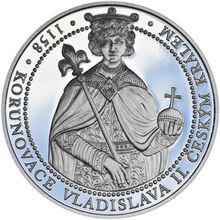 Korunovace Vladislava II českým králem - striebro Proof