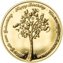 Náhled - Medaile k životnímu výročí 40 let - 1 Oz zlato Proof