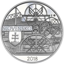 Náhled Averzní strany - 2018 - 10 € - Plavba prvého parníka na Dunaji v Bratislave – 200. výročie Ag Proof