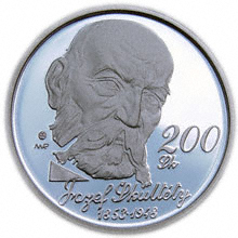 Náhled Averzní strany - 200 Sk 2003 150. výročí narození Josef Škultéty