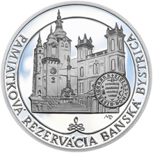 Náhled Reverzní strany - 2016 - 20 € - Pamiatková rezervácia Banská Bystrica Ag Proof