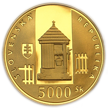 Náhled Averzní strany - 5000 Sk 2002 světové dědictví UNESCO - Vlkolínec