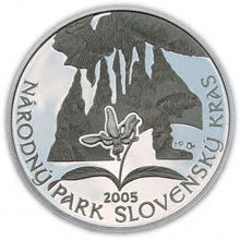 Náhled Averzní strany - 2005 500 Sk Ochrana přírody a krajiny – Národní park Slovenský kras
