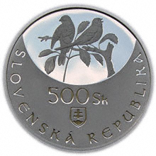 Náhled Reverzní strany - 2005 500 Sk Ochrana přírody a krajiny – Národní park Slovenský kras