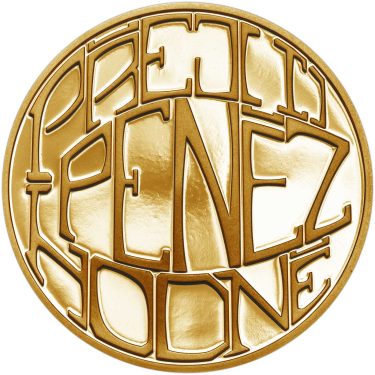 Náhled Averznej strany - PENÍZE – Ryzí přání II - velká zlatá medaile 1 Oz