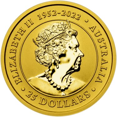 Náhled Averznej strany - Nugget 1/4 Oz - Investiční zlatá mince