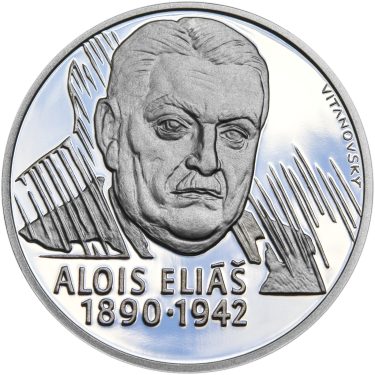 Náhled Averznej strany - Alois Eliáš - 1 Oz stříbro Proof