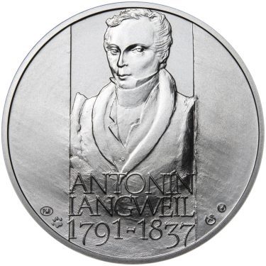 Náhled Averznej strany - Antonín Langweil - 175. výročí úmrtí Ag b.k.