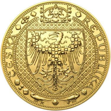 Náhled Reverznej strany - Nejkrásnější medailon III. Císař a král - 1 kg Au b.k.