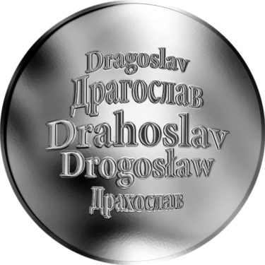 Náhled Averznej strany - Česká jména - Drahoslav - stříbrná medaile