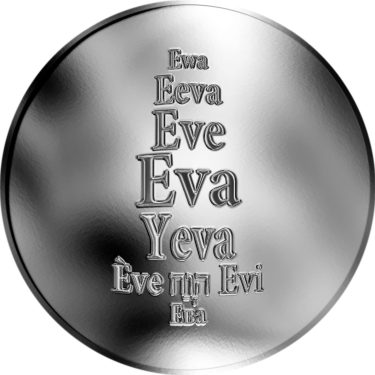 Náhled Averznej strany - Česká jména - Eva - stříbrná medaile