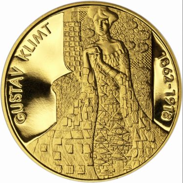 Náhled Averznej strany - Gustav Klimt - zlato Proof