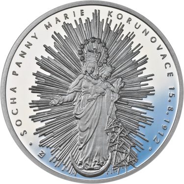Náhled Averznej strany - 100. výročí od korunovace sochy Panny Marie na Svatém Hostýně Ag proof