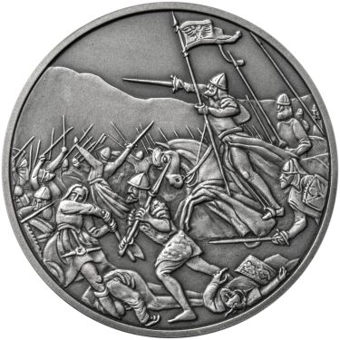 Náhled Reverznej strany - Adolf Liebscher - 160. výročí narození stříbro patina