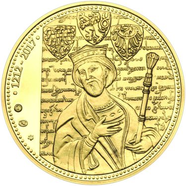 Náhled Reverznej strany - Zlatá bula sicilská - 805. výročí vydání zlato b.k.