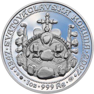 Náhled Averznej strany - 660 let od Korunovace Karla IV. českým králem - Ag Proof