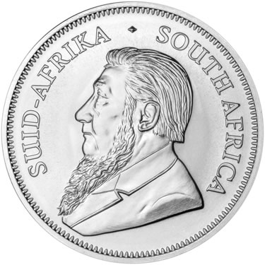 Náhled Reverznej strany - Kruger Rand 1 Oz Ag Investiční stříbrná mince
