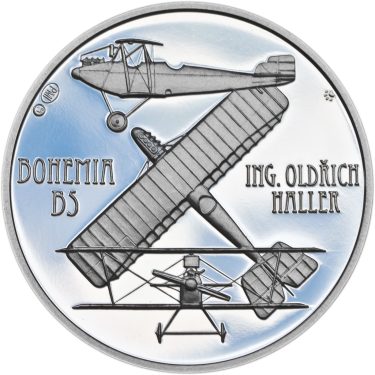 Náhled Reverznej strany - Letadlo Bohemia - 1 Oz stříbro Proof
