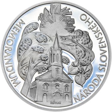 Náhled Averznej strany - Výročie Memoranda národa slovenského - 1 Oz stříbro Proof