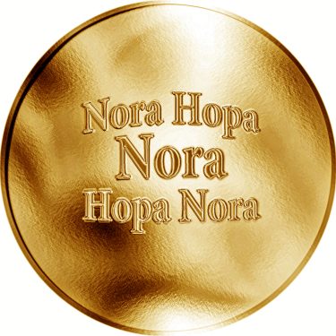 Náhled Averzní strany - Česká jména - Nora - zlatá medaile