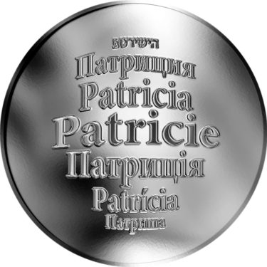 Náhled Averznej strany - Česká jména - Patricie - stříbrná medaile