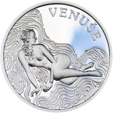 Náhled Averznej strany - Venuše 25 mm stříbro Proof