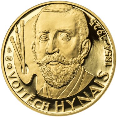 Náhled Averznej strany - Vojtěch Hynais - 160. výročí narození zlato b.k.