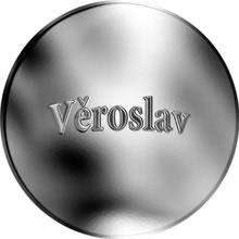 Náhled Reverzní strany - Česká jména - Věroslav - stříbrná medaile